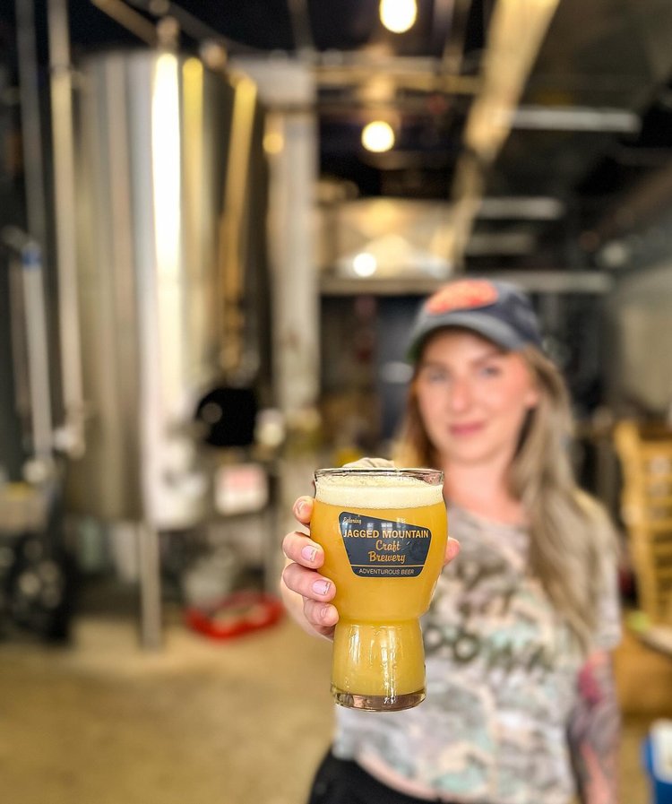 Instagram post from Jagged Mountain Craft Brewery